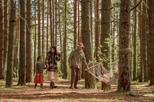 family enjoying a picnic outdoors