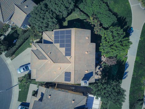 Solar panel installation