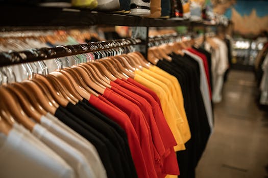 Thrift store interior showing a variety of items